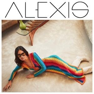 Alexis Solei Multicolor Textured Maxi Dress